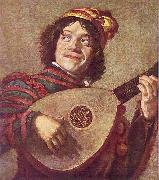 Frans Hals Jester with a Lute USA oil painting artist